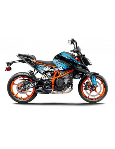 KTM DUKE 125-250-390 / 2024 GRAPHIC STICKER SET - DECAL KIT 