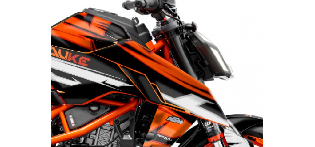 KTM DUKE 125 -250 - 390 / 2024 - 2025 GRAPHIC SET - DECAL KIT 