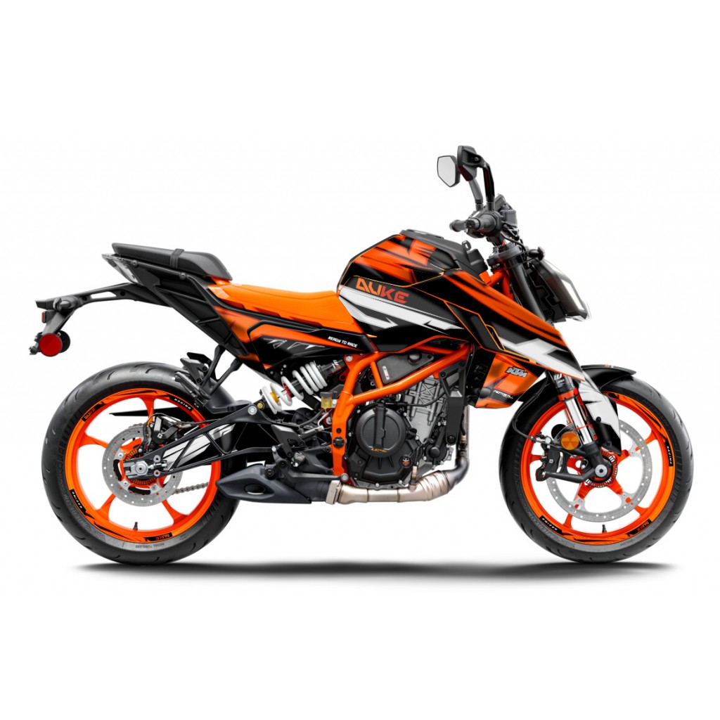 KTM DUKE 125 -250 - 390 / 2024 - 2025 GRAPHIC SET - DECAL KIT 