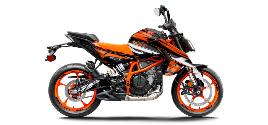 KTM DUKE 125 -250 - 390 / 2024 - 2025 GRAPHIC SET - DECAL KIT 