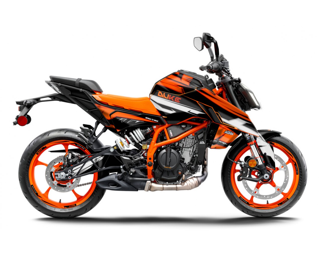 KTM DUKE 125 -250 - 390 / 2024 - 2025 GRAPHIC SET - DECAL KIT 