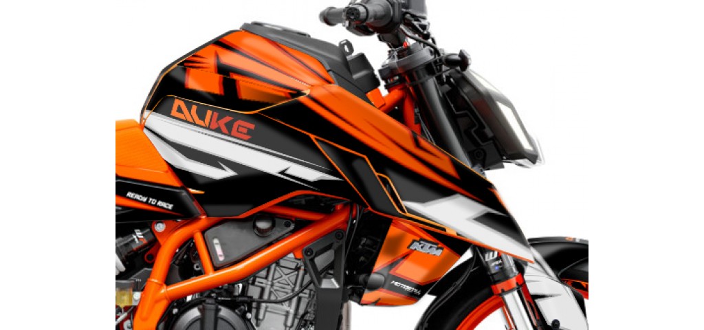 KTM DUKE 125 -250 - 390 / 2024 - 2025 GRAPHIC SET - DECAL KIT 