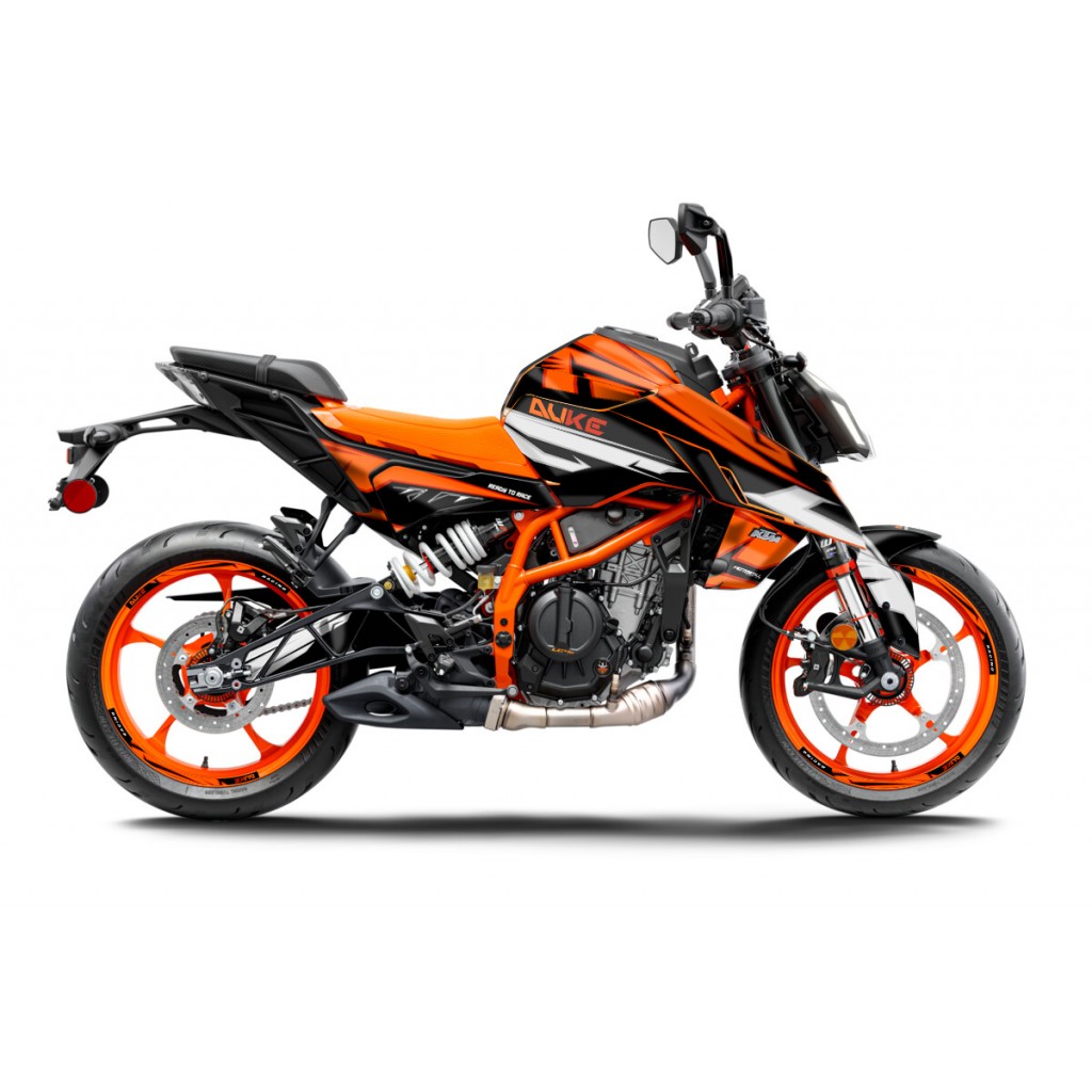 KTM DUKE 125-250-390 / 2024-2025 GRAPHIC STICKER SET - DECAL KIT 