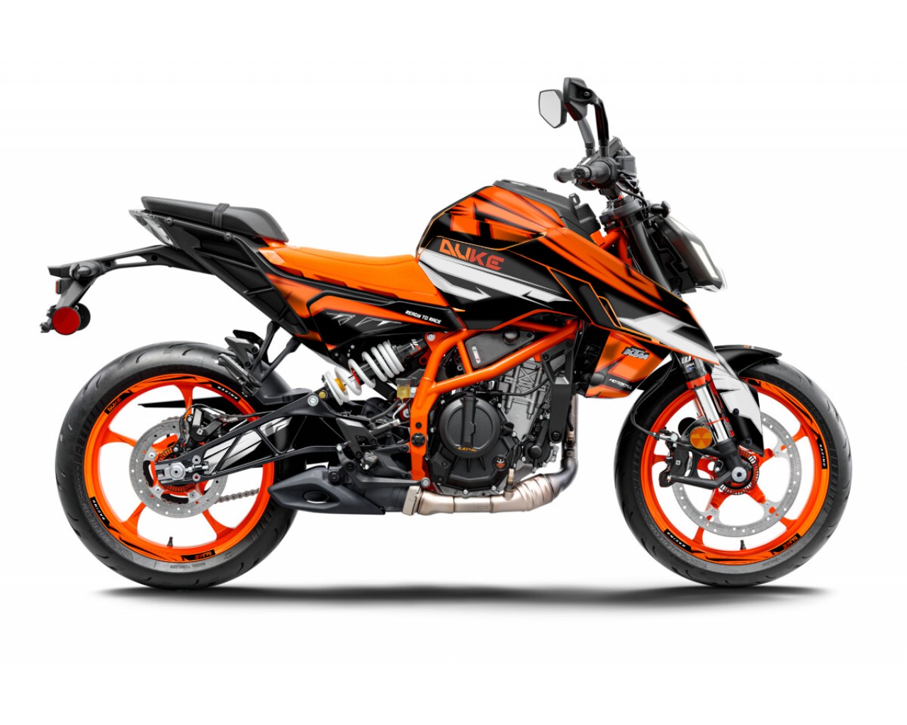 KTM DUKE 125-250-390 / 2024-2025 GRAPHIC STICKER SET - DECAL KIT 