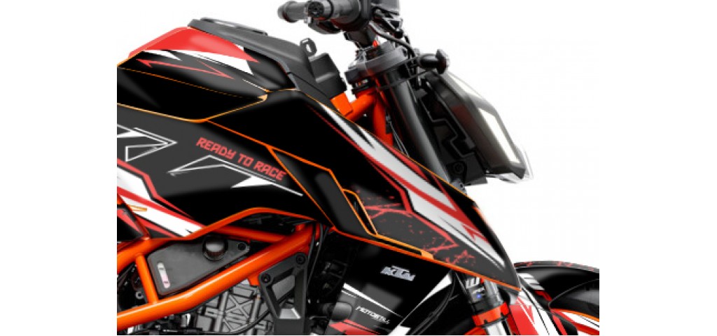 KTM DUKE 125 -250 - 390 / 2024 - 2025 GRAPHIC SET - DECAL KIT 