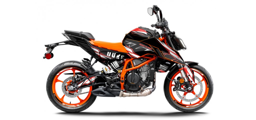 KTM DUKE 125 -250 - 390 / 2024 - 2025 GRAPHIC SET - DECAL KIT 