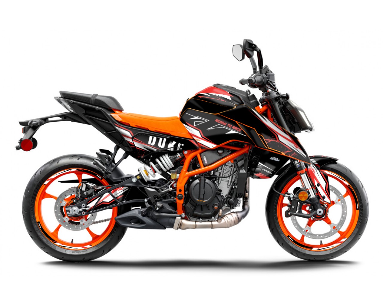 KTM DUKE 125 -250 - 390 / 2024 - 2025 GRAPHIC SET - DECAL KIT 