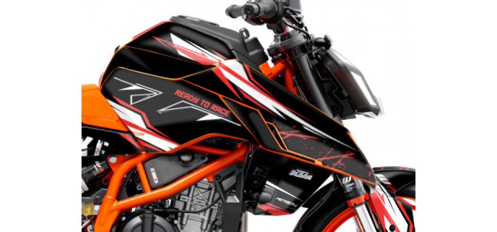 KTM DUKE 125 -250 - 390 / 2024 - 2025 GRAPHIC SET - DECAL KIT 