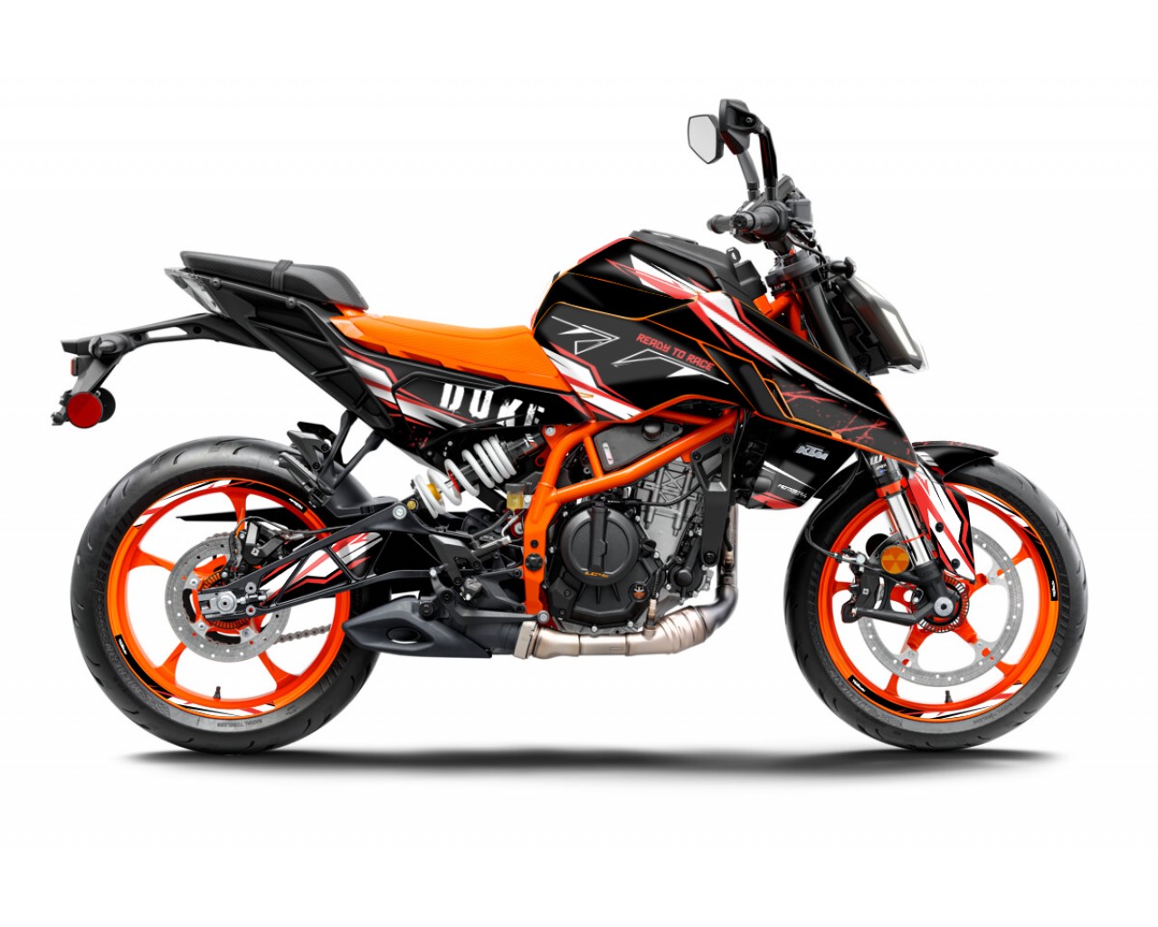 KTM DUKE 125-250-390 / 2024-2025GRAPHIC STICKER SET - DECAL KIT 