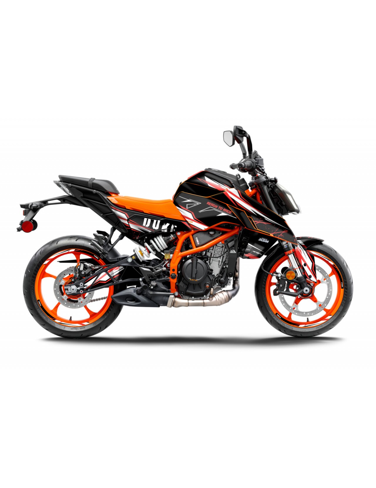 KTM DUKE 125-250-390 / 2024 GRAPHIC STICKER SET - DECAL KIT 