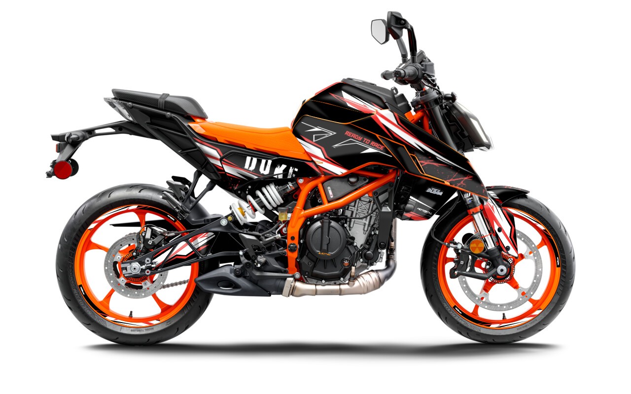 KTM DUKE 125-250-390 / 2024-2025GRAPHIC STICKER SET - DECAL KIT 