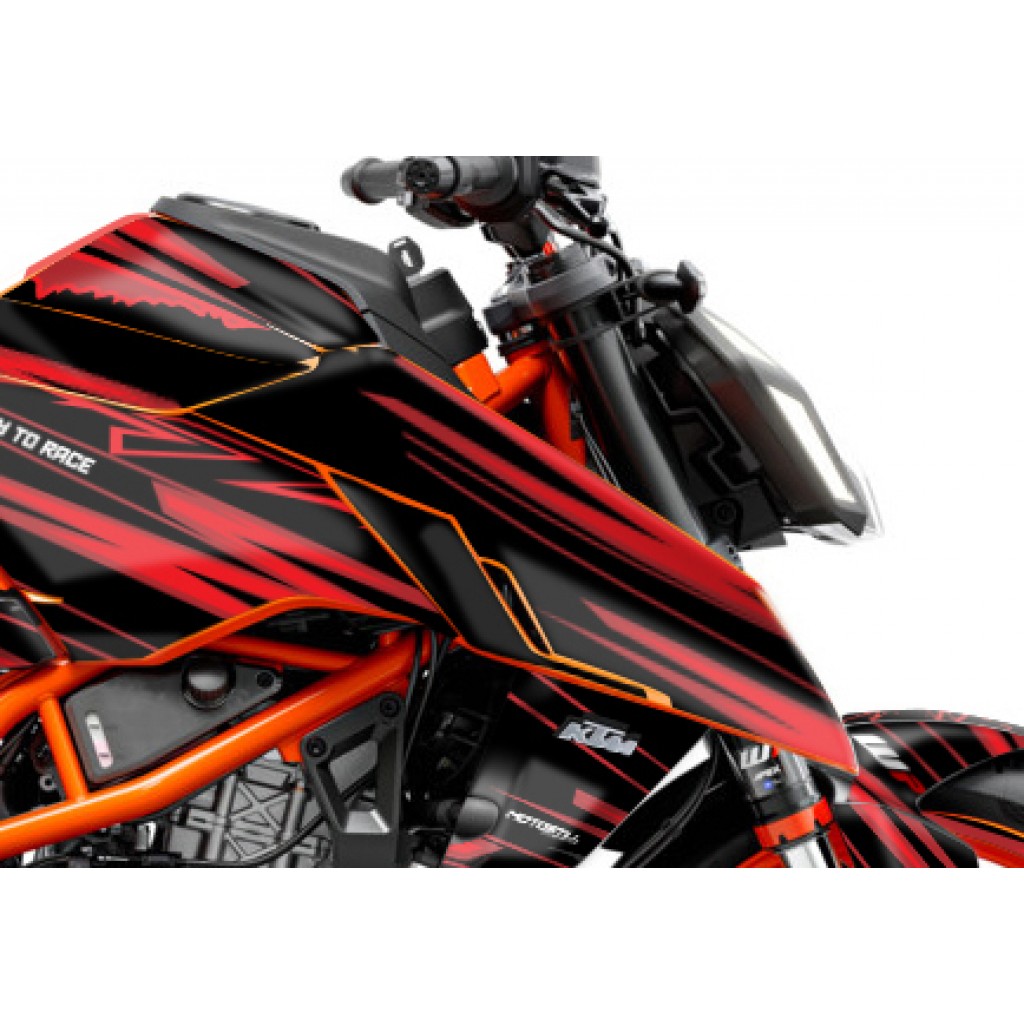 KTM DUKE 125 -250 - 390 / 2024 - 2025 GRAPHIC SET - DECAL KIT 