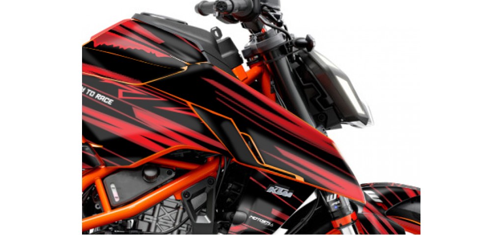 KTM DUKE 125 -250 - 390 / 2024 - 2025 GRAPHIC SET - DECAL KIT 