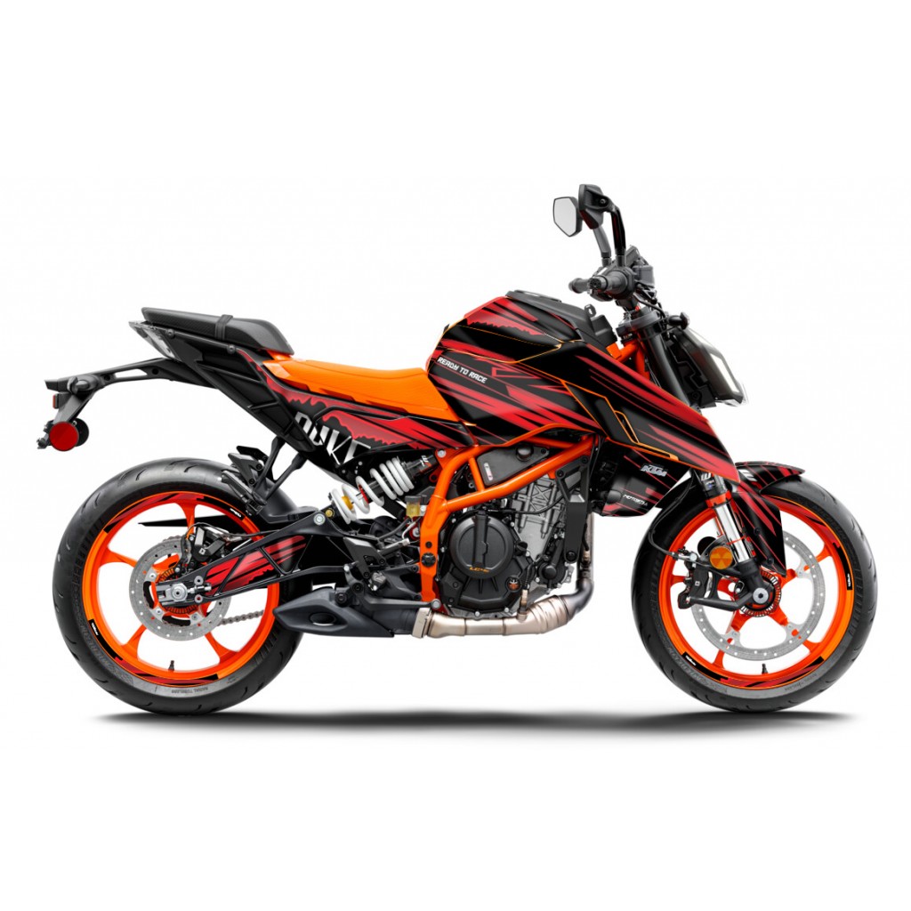 KTM DUKE 125 -250 - 390 / 2024 - 2025 GRAPHIC SET - DECAL KIT 