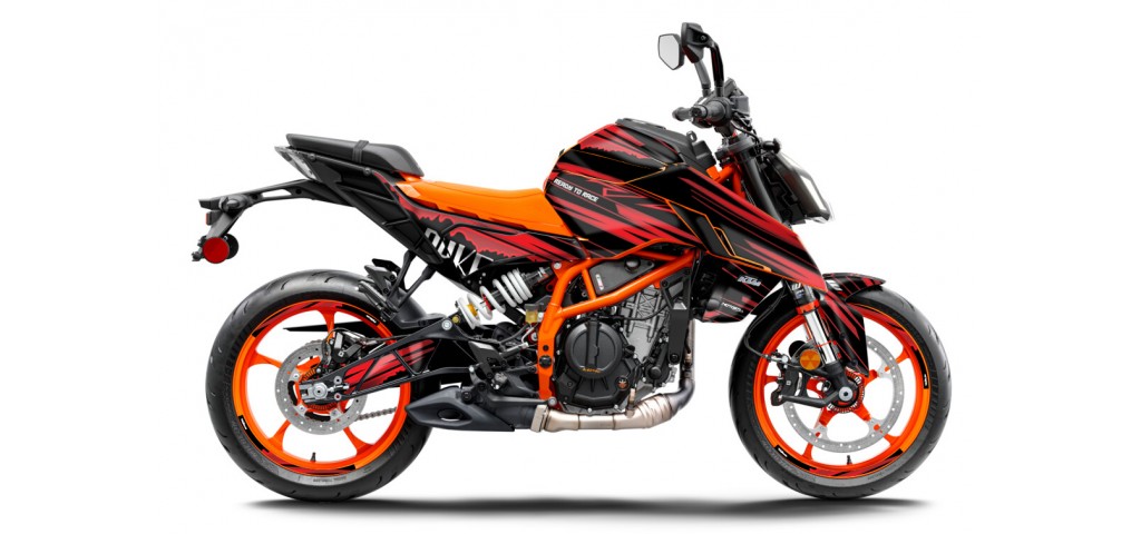 KTM DUKE 125 -250 - 390 / 2024 - 2025 GRAPHIC SET - DECAL KIT 