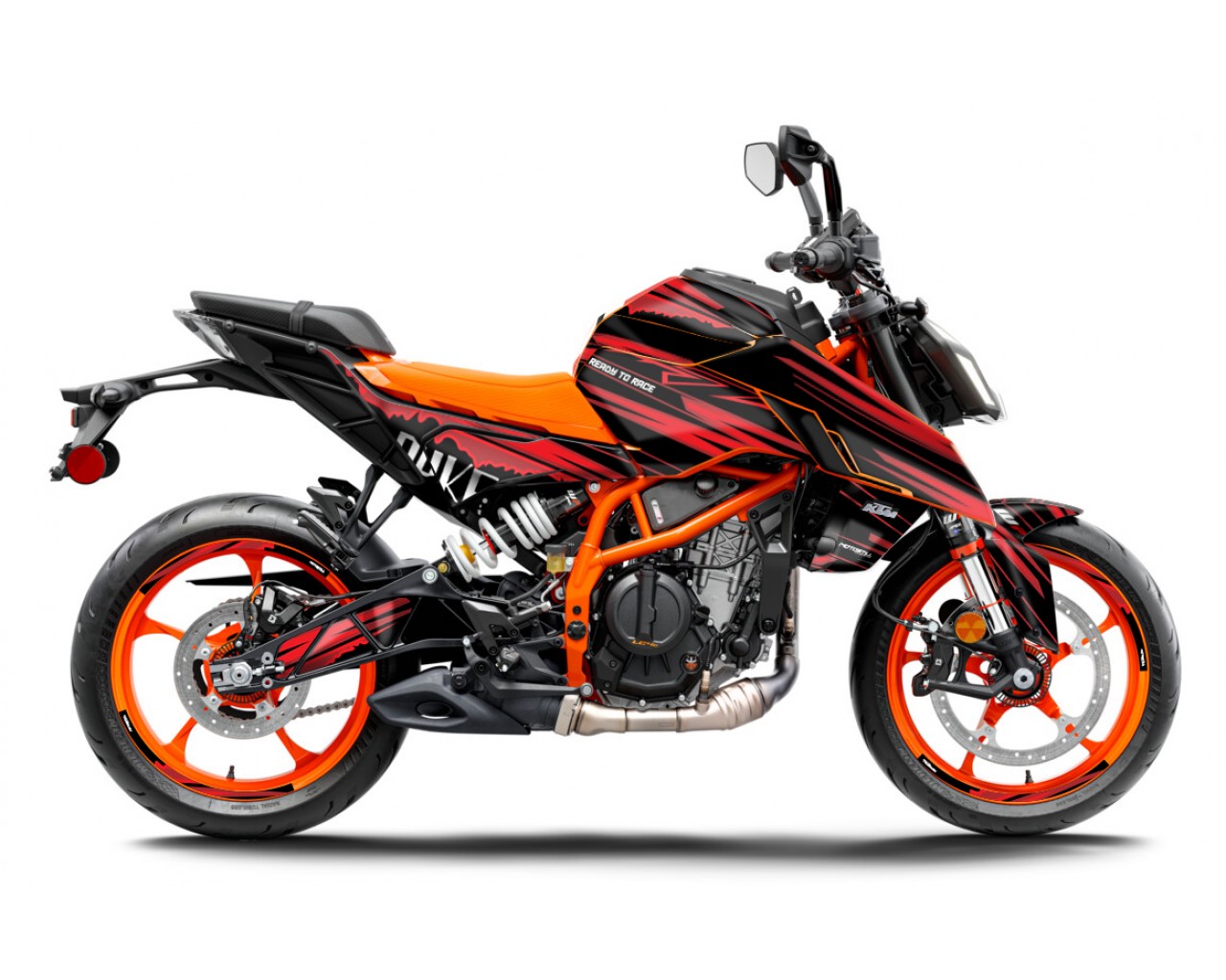 KTM DUKE 125 -250 - 390 / 2024 - 2025 GRAPHIC SET - DECAL KIT 