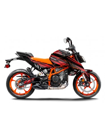 KTM DUKE 125 -250 - 390 / 2024 - 2025 GRAPHIC SET - DECAL KIT 