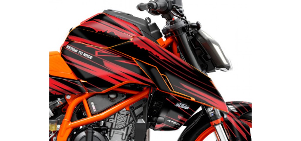 KTM DUKE 125 -250 - 390 / 2024 - 2025 GRAPHIC SET - DECAL KIT 