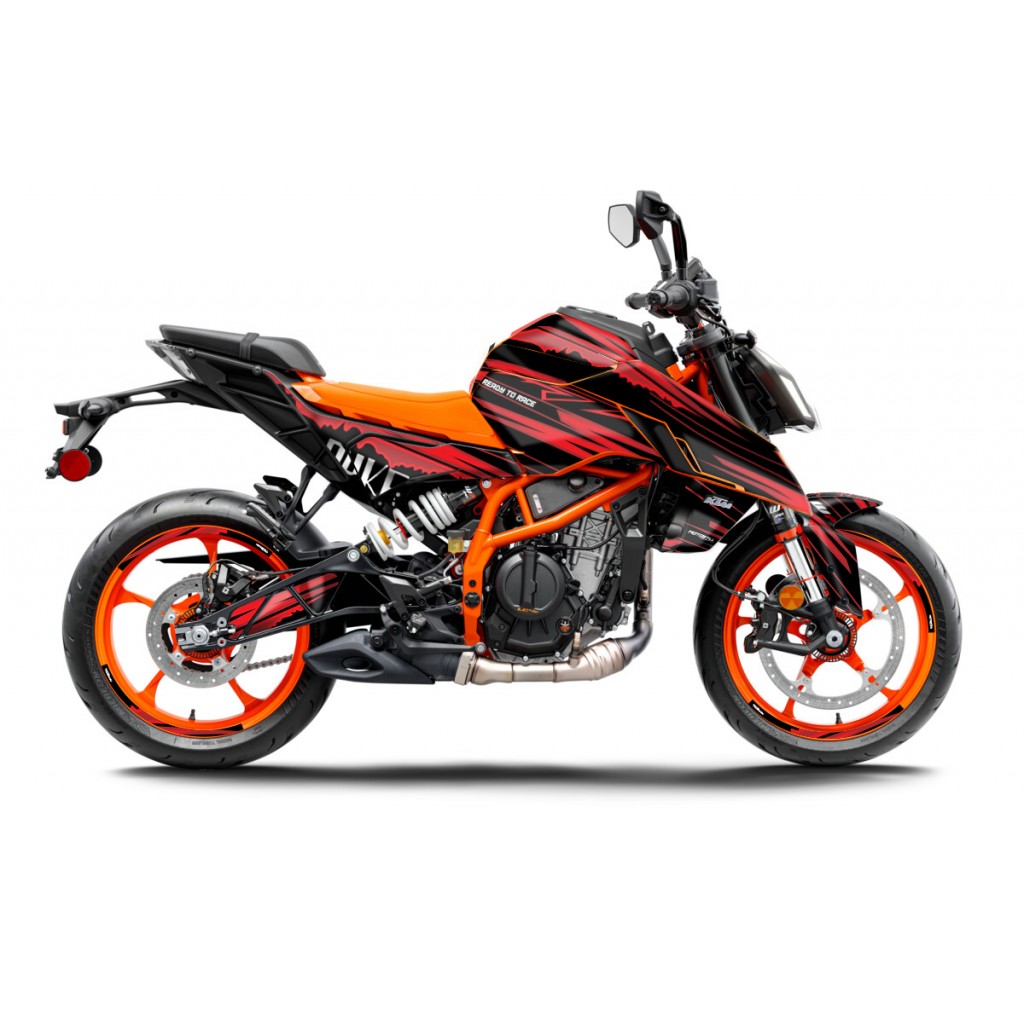 KTM DUKE 125-250-390 / 2024-2025 GRAPHIC STICKER SET - DECAL KIT 