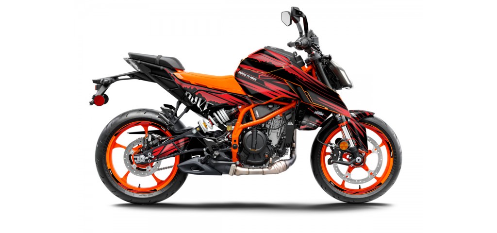 KTM DUKE 125-250-390 / 2024-2025 GRAPHIC STICKER SET - DECAL KIT 