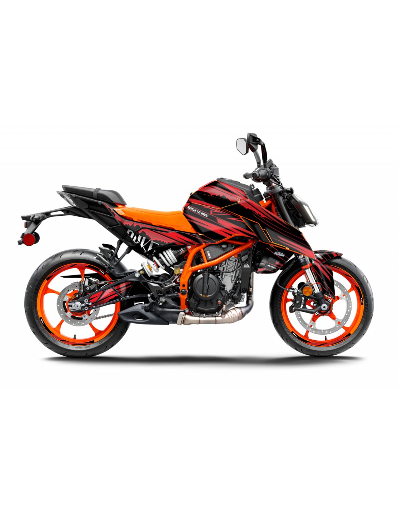 KTM DUKE 125-250-390 / 2024 GRAPHIC STICKER SET - DECAL KIT 