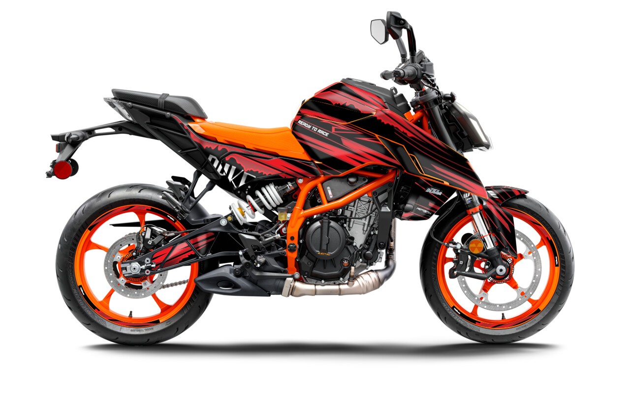 KTM DUKE 125-250-390 / 2024-2025 GRAPHIC STICKER SET - DECAL KIT 
