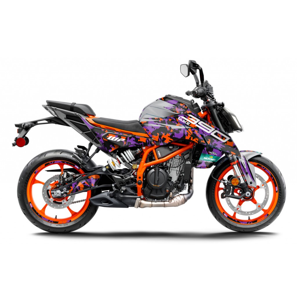 KTM DUKE 125 -250 - 390 / 2024 - 2025 GRAPHIC SET - DECAL KIT 