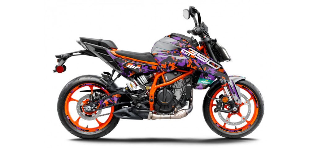 KTM DUKE 125 -250 - 390 / 2024 - 2025 GRAPHIC SET - DECAL KIT 