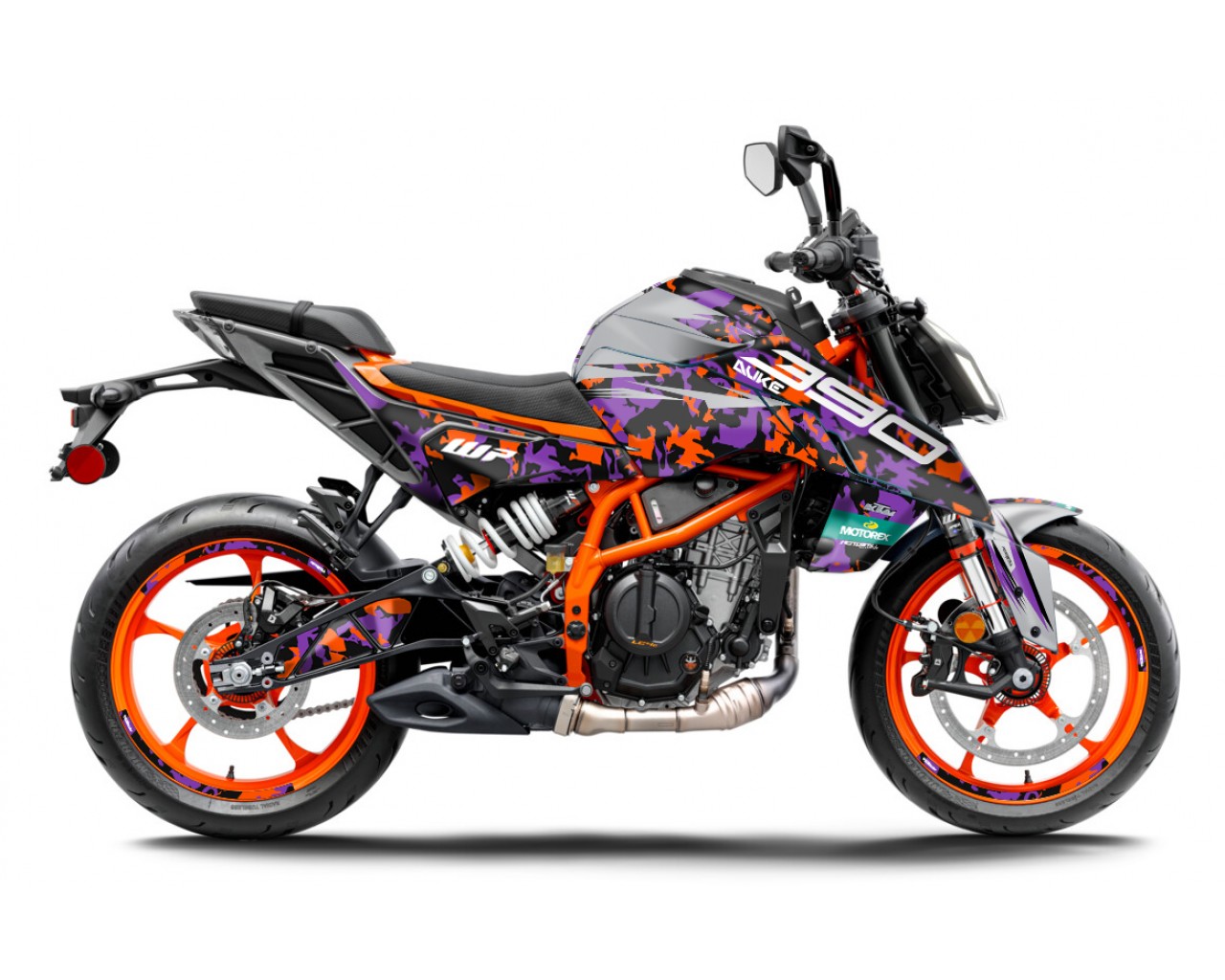 KTM DUKE 125 -250 - 390 / 2024 - 2025 GRAPHIC SET - DECAL KIT 