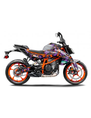 KTM DUKE 125 -250 - 390 / 2024 - 2025 GRAPHIC SET - DECAL KIT 