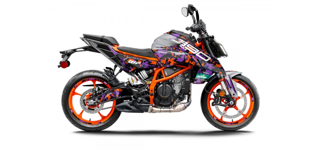KTM DUKE 125-250-390 / 2024-2025 GRAPHIC STICKER SET - DECAL KIT 