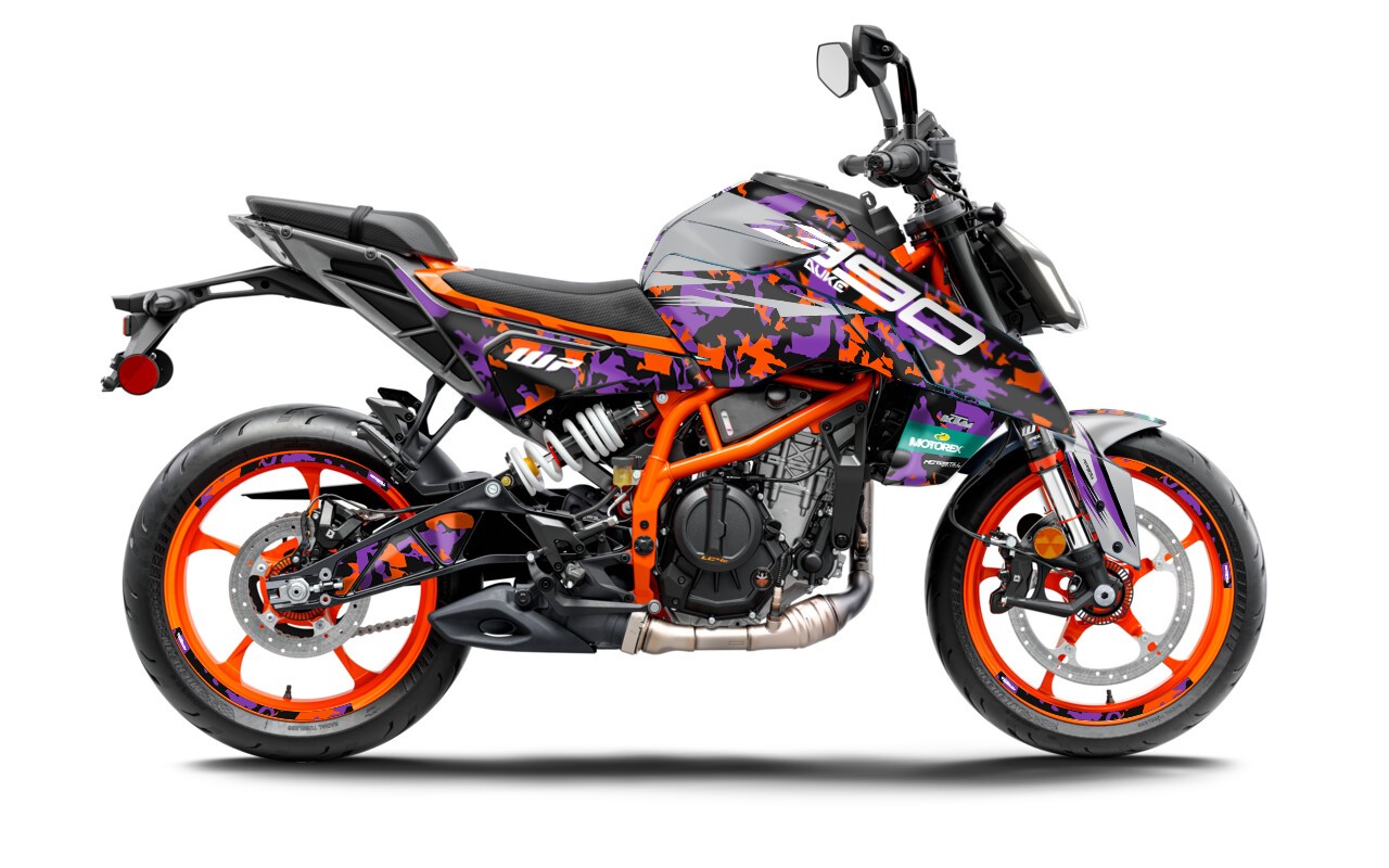 KTM DUKE 125-250-390 / 2024-2025 GRAPHIC STICKER SET - DECAL KIT 