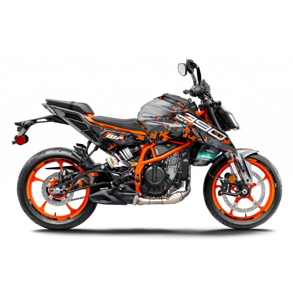 KTM DUKE 125 -250 - 390 / 2024 - 2025 GRAPHIC SET - DECAL KIT 
