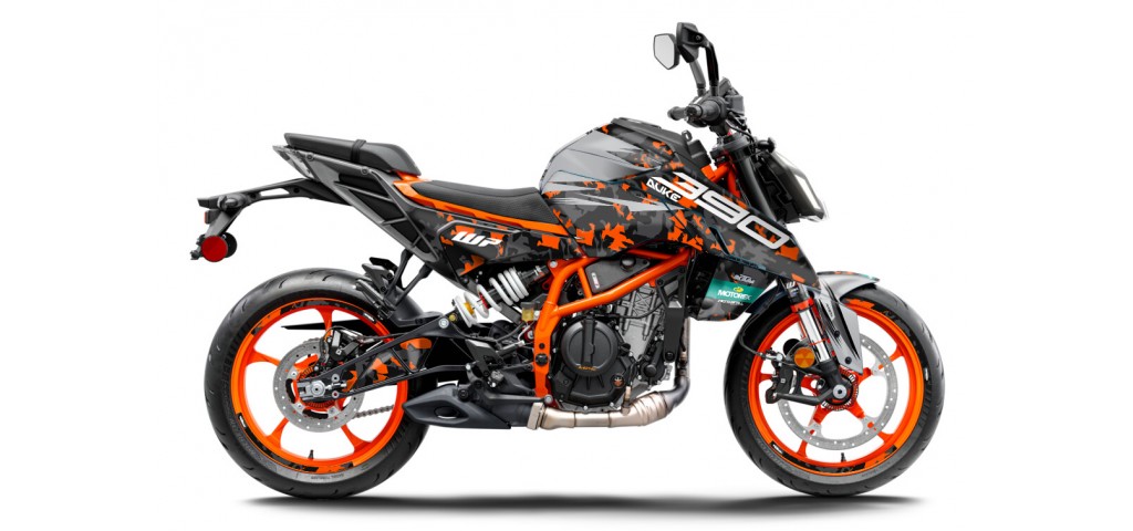 KTM DUKE 125 -250 - 390 / 2024 - 2025 GRAPHIC SET - DECAL KIT 