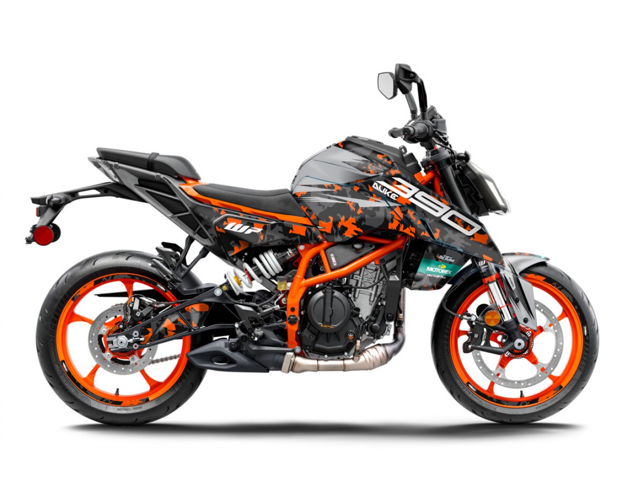 KTM DUKE 125 -250 - 390 / 2024 - 2025 GRAPHIC SET - DECAL KIT 