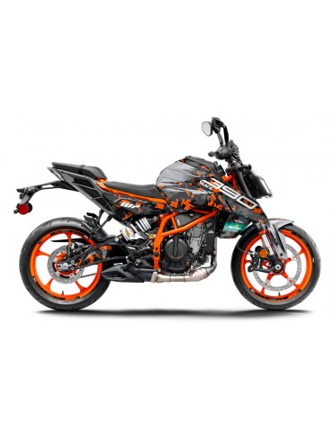 KTM DUKE 125 -250 - 390 / 2024 - 2025 GRAPHIC SET - DECAL KIT 