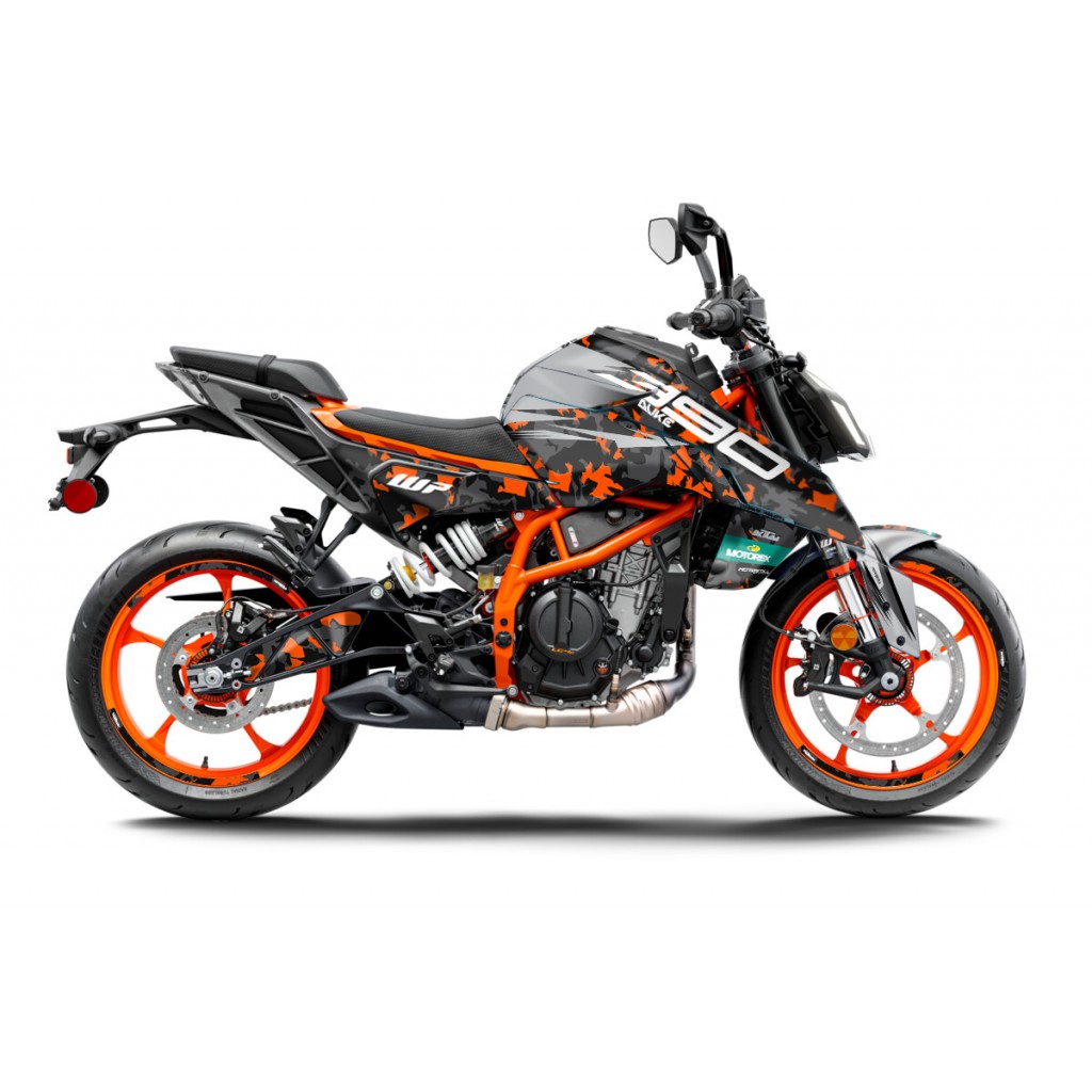 KTM DUKE 125-250-390 / 2024-2025 GRAPHIC STICKER SET - DECAL KIT 