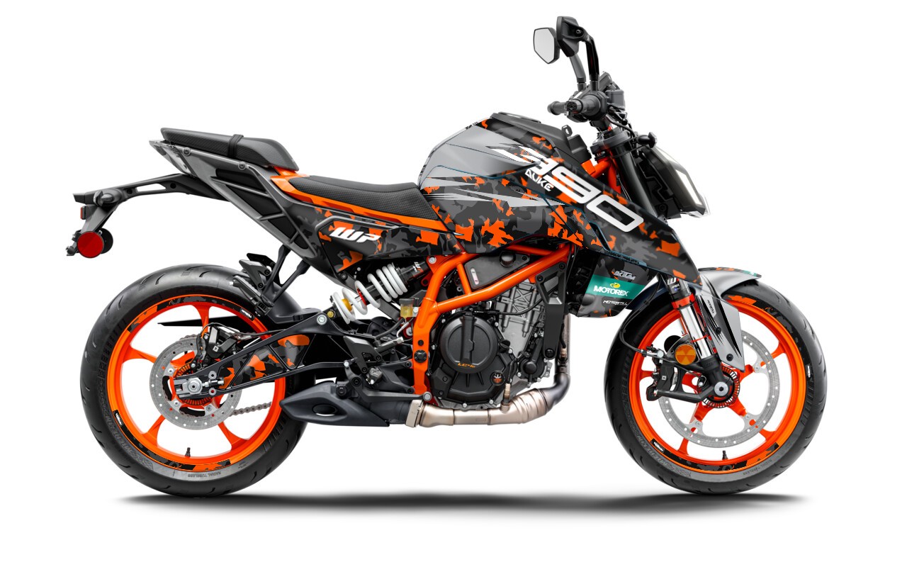 KTM DUKE 125-250-390 / 2024-2025 GRAPHIC STICKER SET - DECAL KIT 