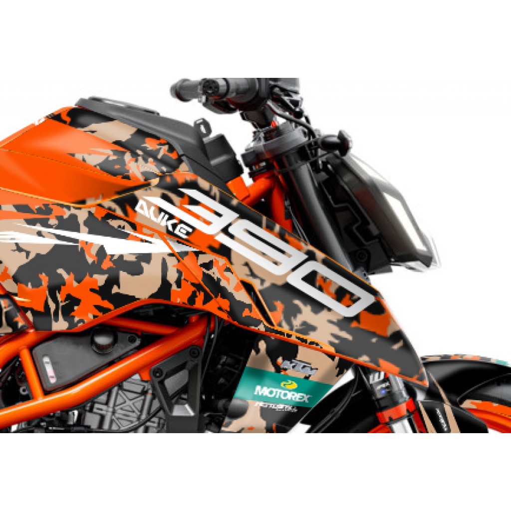 KTM DUKE 125 -250 - 390 / 2024 - 2025 GRAPHIC SET - DECAL KIT 