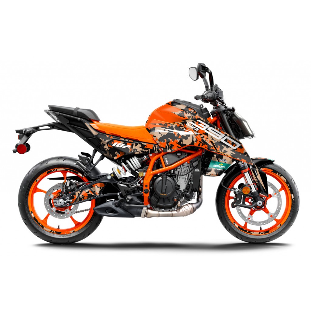 KTM DUKE 125 -250 - 390 / 2024 - 2025 GRAPHIC SET - DECAL KIT 