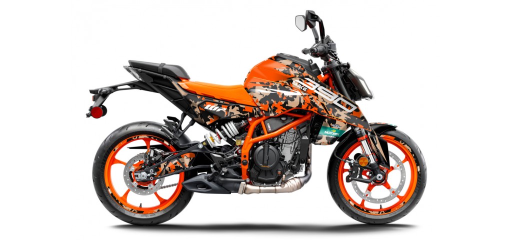 KTM DUKE 125 -250 - 390 / 2024 - 2025 GRAPHIC SET - DECAL KIT 
