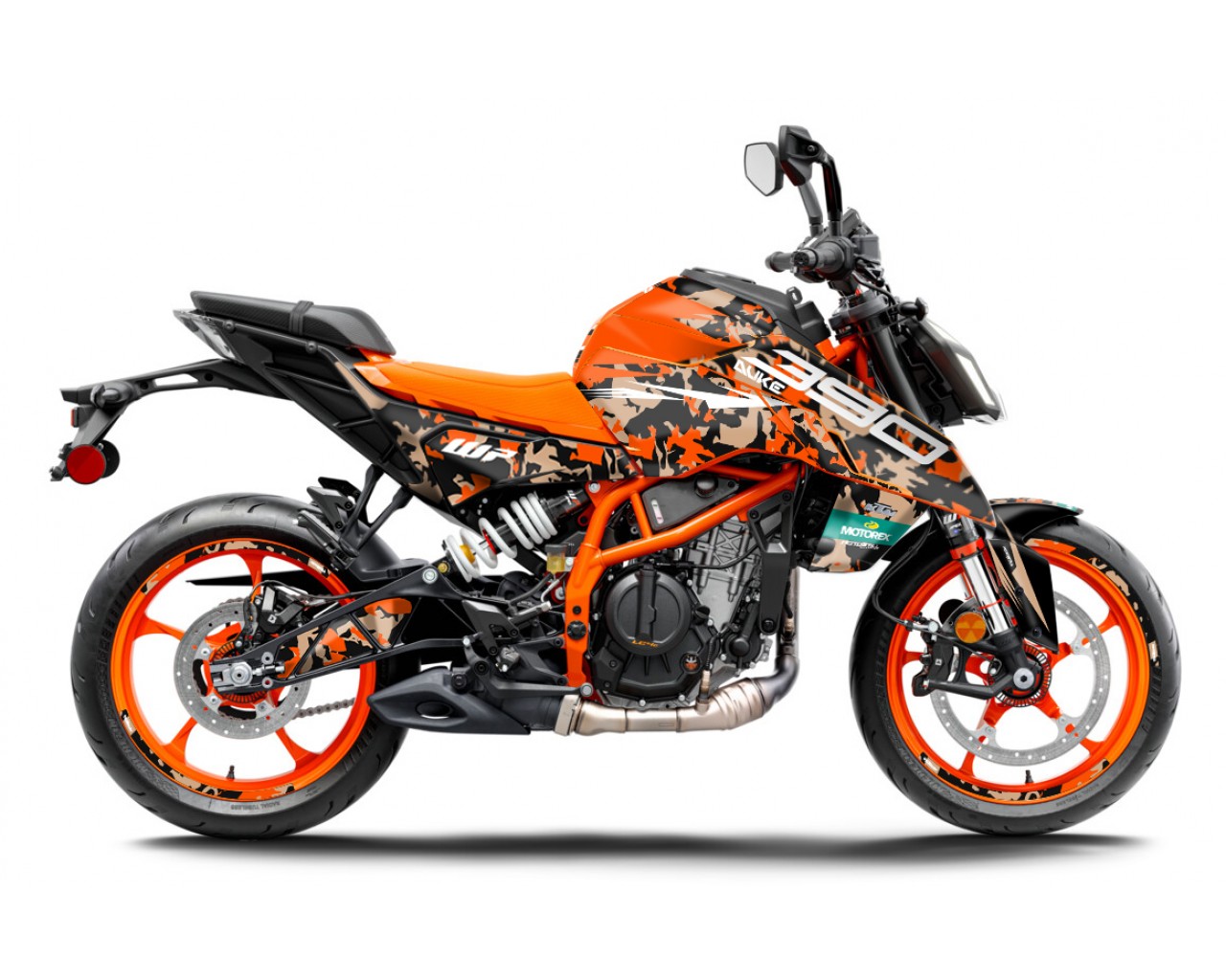 KTM DUKE 125 -250 - 390 / 2024 - 2025 GRAPHIC SET - DECAL KIT 