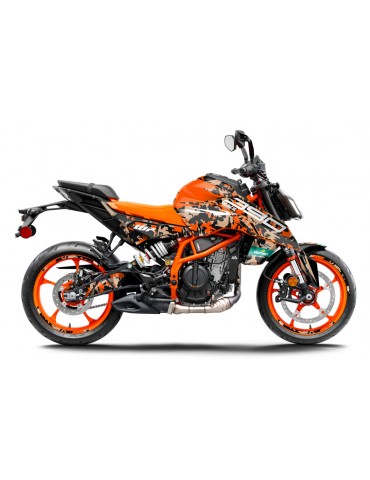 KTM DUKE 125 -250 - 390 / 2024 - 2025 GRAPHIC SET - DECAL KIT 