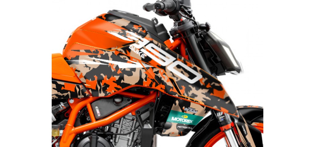 KTM DUKE 125 -250 - 390 / 2024 - 2025 GRAPHIC SET - DECAL KIT 