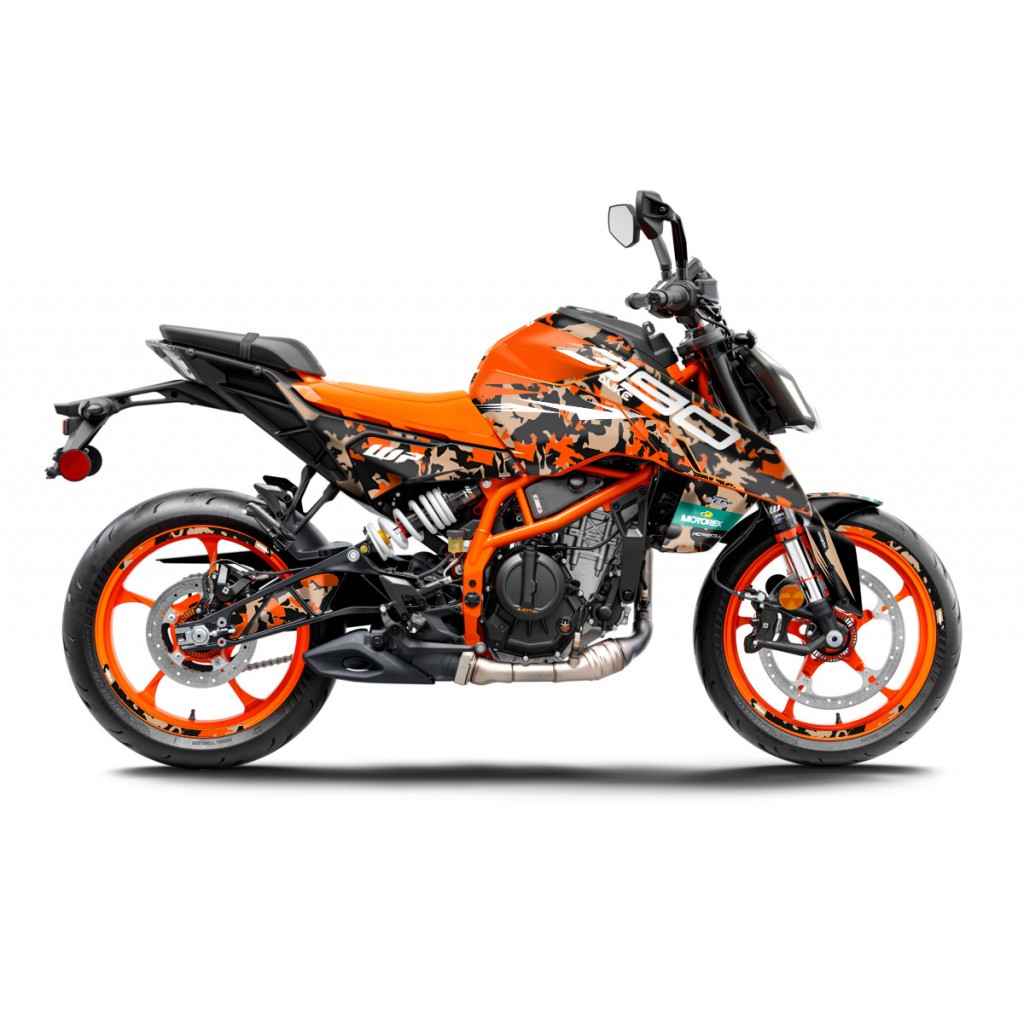 KTM DUKE 125-250-390 / 2024-2025 GRAPHIC STICKER SET - DECAL KIT 