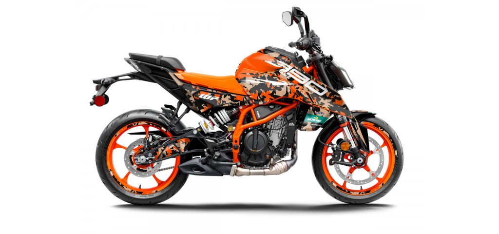 KTM DUKE 125-250-390 / 2024-2025 GRAPHIC STICKER SET - DECAL KIT 