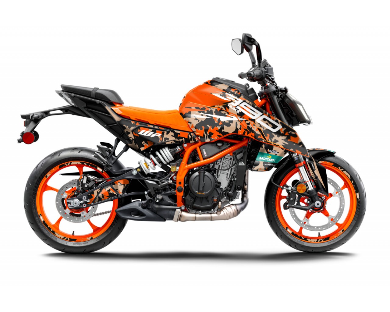 KTM DUKE 125-250-390 / 2024-2025 GRAPHIC STICKER SET - DECAL KIT 