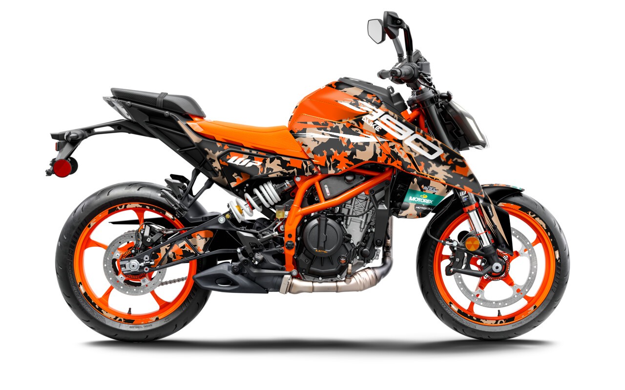 KTM DUKE 125-250-390 / 2024-2025 GRAPHIC STICKER SET - DECAL KIT 