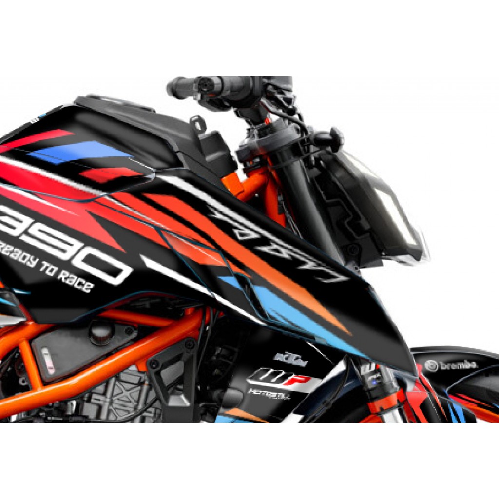 KTM DUKE 125 -250 - 390 / 2024 - 2025 GRAPHIC SET - DECAL KIT 