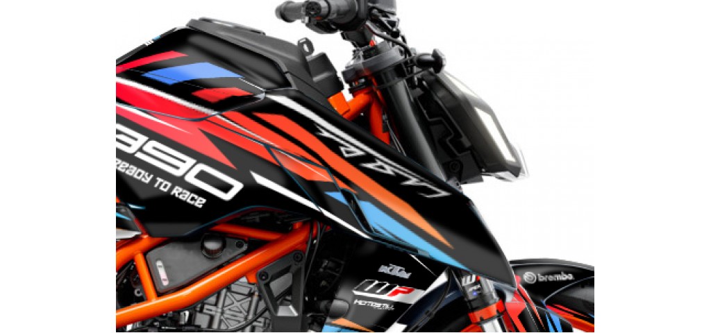 KTM DUKE 125 -250 - 390 / 2024 - 2025 GRAPHIC SET - DECAL KIT 